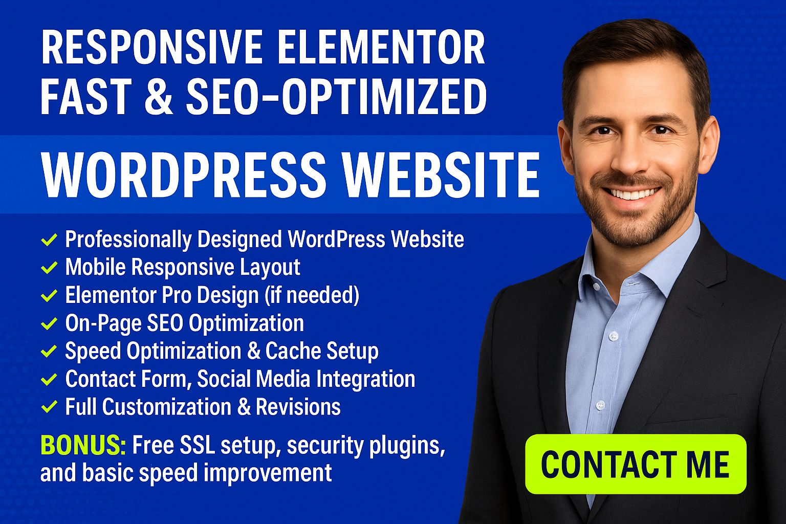 I'll design or redesign your WordPress website for your business or blog